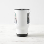 Tired St Patricks Day Dog Wearing Green Travel Mug Reisbeker (Center)