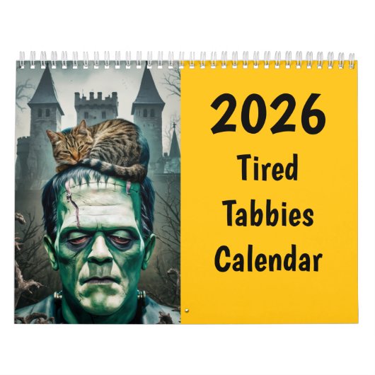  Tired Tabbies Calendar Kalender (Hoes)