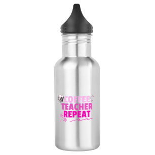 Tired Teachers Club fles – Grappig cadeau voor ler