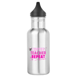 Tired Teachers Club fles – Grappig cadeau voor ler