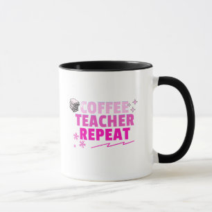 Tired Teachers Club Mok – Grappig Cadeau voor Lera