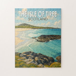 Tiree eiland Schotland Illustratie Reis Kunst Legpuzzel