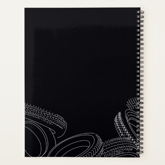 Tires Planner Calendar Notebook (Achterkant)