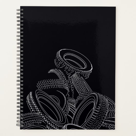 Tires Planner Calendar Notebook (Voorkant)