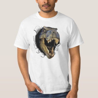 Tirex Head Jurassic light T-Shirt. TRex T-shirt