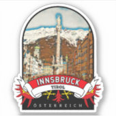 Tiro Innsbruck Österreich Souvenir Sticker (Voorkant)