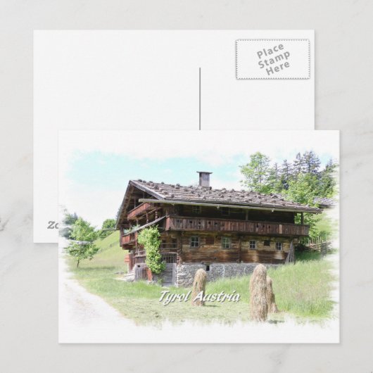 Tirol Austria Briefkaart (Voorkant / Achterkant)