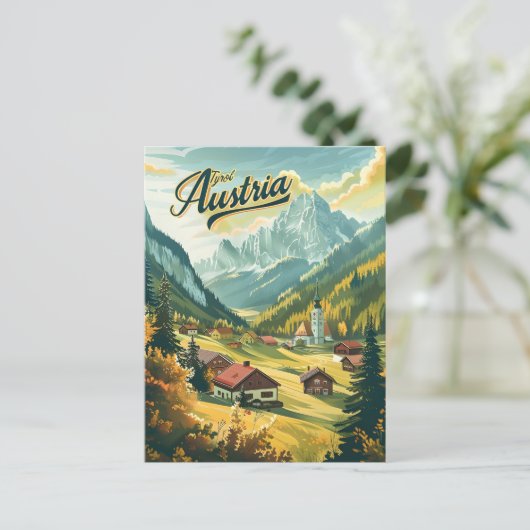 Tirol Austria Briefkaart (Staand voorkant)