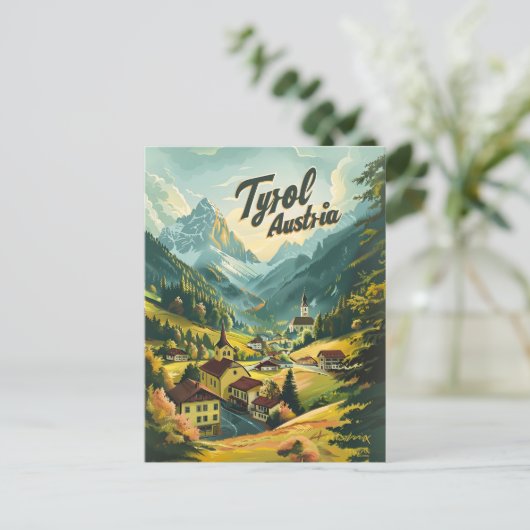 Tirol Austria Briefkaart (Staand voorkant)