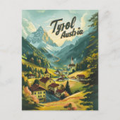 Tirol Austria Briefkaart (Voorkant)