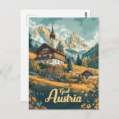 Tirol Austria Briefkaart (Voorkant / Achterkant)