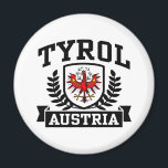 Tirol Austria Magneet<br><div class="desc">Tirol Austria t-shirts en giften</div>