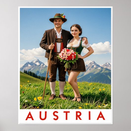 Tirol, Oostenrijk Poster (Voorkant)
