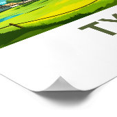 Tirol Oostenrijk Reisprint Poster (Hoek)