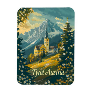 Tirol Oostenrijk Vintage Magneet