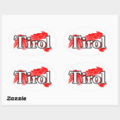 Tirol Ovale Sticker (Vel)