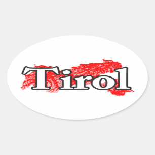 Tirol Ovale Sticker