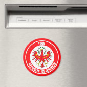 Tirol Round Emblem Magneet (Insitu (Vaatwasser))