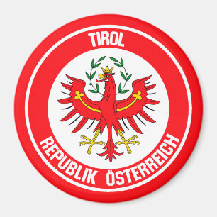 Tirol Round Emblem Magneet
