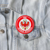 Tirol Round Emblem Ronde Button 7,6 Cm (In situ)