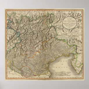 Tirol, Venetië, Mantua Poster