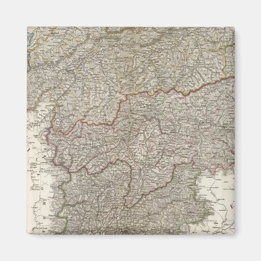Tirol, Voralberg, Liechtenstein Magneet (Voorkant)