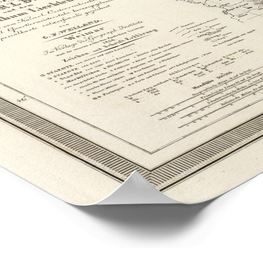 Tirol, Voralberg, Liechtenstein Poster (Hoek)