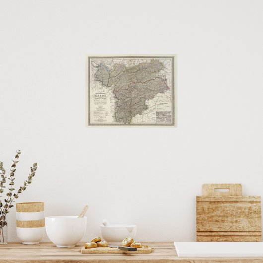 Tirol, Voralberg, Liechtenstein Poster (Keuken)