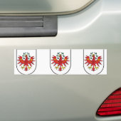 Tirol Wappen, Oostenrijk Bumpersticker (Op auto)