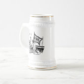 Tirpitz Sailors Stein Bierpul (Voorkant links)