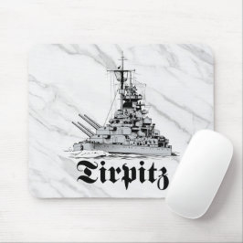 Tirpitz slagschip muismat