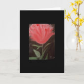 Tirrell Red Rose Verjaardag Wenskaart Kaart (Gele Bloem)