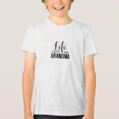 Tirt voor jongens en meisjes Tri-Blend shirt (Voorkant)