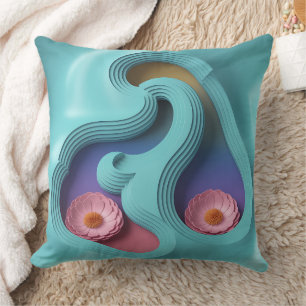 Tirta Druppelcascade 3D Batik Motief Kussen