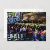 Tirta Empul Temple in Bali, Indonesië Briefkaart (Voorkant / Achterkant)
