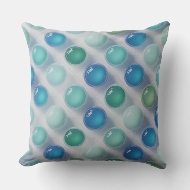 Tirta Glass Dome 3D Batik Motif Kussen (Voorkant)