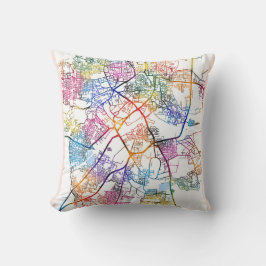 Tiruchirappalli Tamil Nadu City Map Kussen