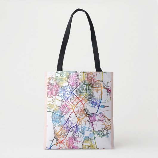 Tiruchirappalli Tamil Nadu City Map Tote Bag (Voorkant)