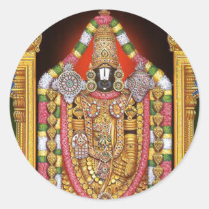 Tirupati Balaji Ronde Sticker