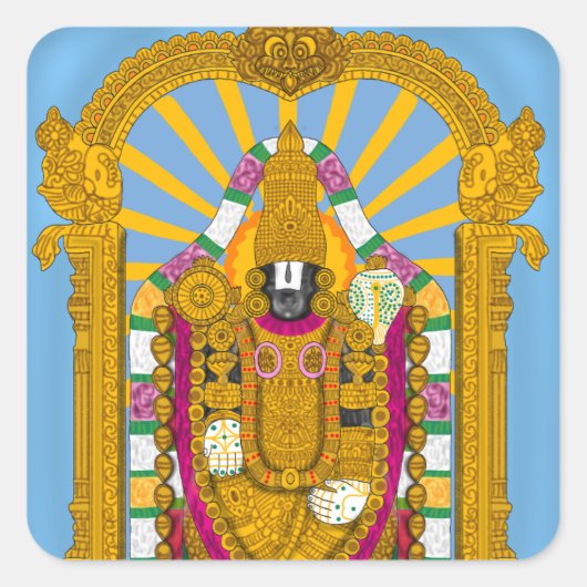 Tirupati Balaji Stickers for Daily Use (Voorkant)