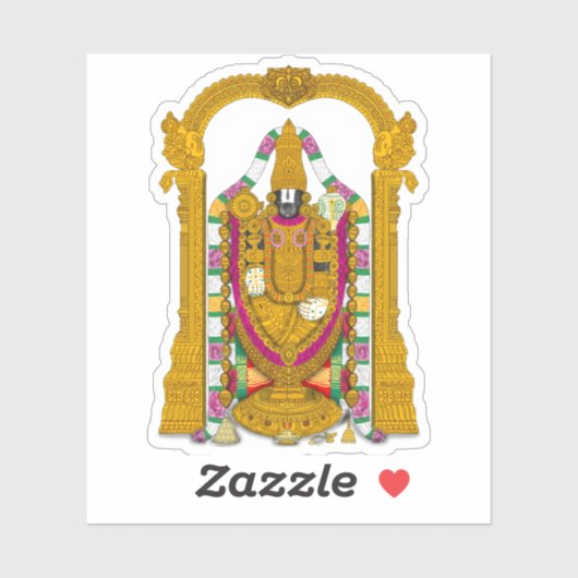 Tirupati Balaji Stickers for Daily Use (Vel)