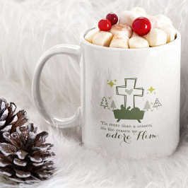 TIS DE REDEN Christelijke Geboorte 11oz Kerstmis Koffiemok