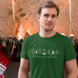 TIS DE REDEN Christelijke Kerstmis Geboorte Groen T-shirt