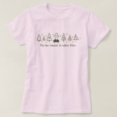 TIS DE REDEN Christelijke Kerstmis Geboorte Roze T-shirt (Design voorkant)