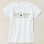 TIS DE REDEN Christelijke Kerstmis Geboorte Wit T-shirt (Design voorkant)