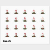 'Tis de Season Candy Cane Triangle Stickers (Vel)