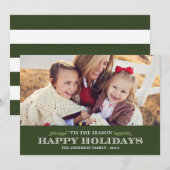 "TIS DE SEASON CLASSIS | HOLIDAIRE FOTOKAART FEESTDAGENKAART (Voorkant / Achterkant)