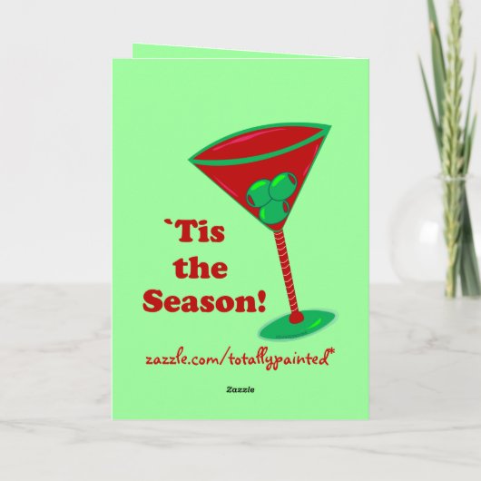 ` Tis het Seizoen Feestdagen Kaart (Achterkant)