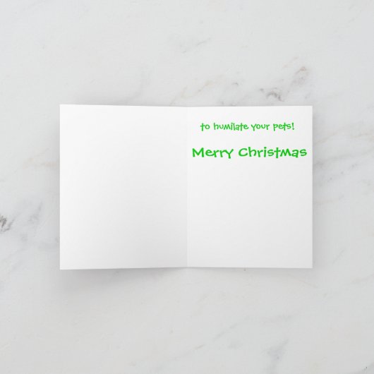 Tis het seizoen feestdagen kaart (Binnen)