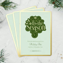 T'is het Seizoen Feestelijke Groen Gouden Kerstfee
